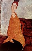 Amedeo Modigliani Yellow Sweater oil painting reproduction